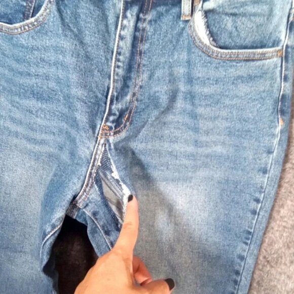 Dogma women's denim high rise flare leg jeans Medium wash size 29 - Picture 6 of 12